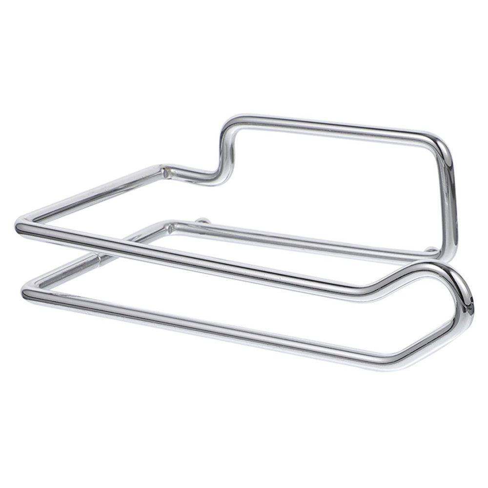 Angoily Convenient Carbon Steel Paper Towel Holder for Bathroom Tissue Rack for Paper Organize Towels and Supplies Kitchen Office and Restroom Spaces