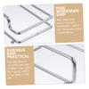 Angoily Convenient Carbon Steel Paper Towel Holder for Bathroom Tissue Rack for Paper Organize Towels and Supplies Kitchen Office and Restroom Spaces view 3