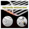 Stainless Steel Extendable Foldable Airer Indoor ,Balcony Dryer Wall Dryer Radiator Dryer, Radiator Clothes Airer Rack, Hanging Drying Rack Airer, With Adjustable Arms, Towel Rack ( Color : Silver , S view 4
