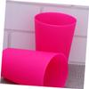 Alipis 12pcs Sturdy Plastic Juice Cups Red Party Drinking Cups Stackable for Outdoor Use for Beverages Reusable Capacity view 3