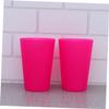 Alipis 12pcs Sturdy Plastic Juice Cups Red Party Drinking Cups Stackable for Outdoor Use for Beverages Reusable Capacity view 4