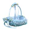 Flower Girl Basket Wedding Basket with Handle Flower Storage for Wedding Party Supplies view 1