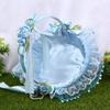 Flower Girl Basket Wedding Basket with Handle Flower Storage for Wedding Party Supplies view 3