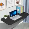 APCHJOJ Wall-Mounted Folding Table, Dining & Desk - Space-Saving 100 * 30 * 2.5cm (39.3 * 11.8 * 1in) Black view 1
