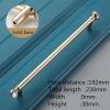 GGKLVWMA European Luxury Crystal Solid Zinc Alloy Golden Cabinet Handles Kitchen Cupboard Wardrobe Door Pulls Furniture Hardware 1Pcs (Color : 1-192mm) view 2