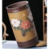 AJJBSS Tea Tin Tea Set, Ceramic Tea Caddy Purple Clay Tea Sealed Ceramic Purple Clay Tea Can Large Tea Cake Storage Household Tea Can Tea Storage Container view 3