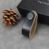 GGKLVWMA Leather Handles Wardrobe Cupboard Drawer Door Pulls and Kitchen Cabinet Knobs Furniture Hardware Handles 1/6/10Pcs (Color : MBS0010-10, Size : 6PCS) view 4