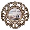 JFY Designs Wall & Accent Mirror Wall Dcor - Vanity Mirror with Engineered Wood Frame, Boho Farmhouse Wall-Mounted Mirrors for Bathroom, Entryway, Living Room view 1