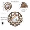 JFY Designs Wall & Accent Mirror Wall Dcor - Vanity Mirror with Engineered Wood Frame, Boho Farmhouse Wall-Mounted Mirrors for Bathroom, Entryway, Living Room view 3