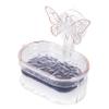 MERRYHAPY Shower Suction Cup Soap Dish Wall Mount Soap Holder Draining Tray Sponge Easy Install view 1
