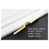 ZHIQISHI Drawer knobs,Cupboard knobs,Style Solid Zinc Alloy Brushed Gold Handle Cabinet Drawer Knob Door Pull Chinese Style Half Moon,96mm 1 pc (Color : 128mm 1 Pc) view 2