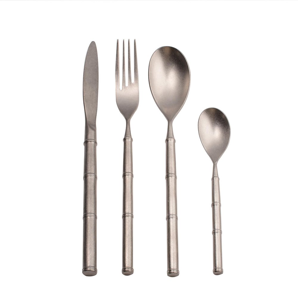 48-piece flatware set for 12 stainless steel silverware set kitchen cutlery set mirror polished include fork spoon knife dishwasher safe (48pcs)