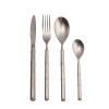 48-piece flatware set for 12 stainless steel silverware set kitchen cutlery set mirror polished include fork spoon knife dishwasher safe (48pcs) view 1