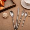 48-piece flatware set for 12 stainless steel silverware set kitchen cutlery set mirror polished include fork spoon knife dishwasher safe (48pcs) view 4