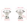 ZHIQISHI Drawer knobs,Cupboard knobs,Cabinet Knobs Stainless Steel Door Handles Drawer Door Pulls with Screws for Cupboard Kitchen Furniture Hardware,24mm (Color : 28mm) view 3