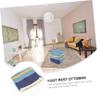 MERRYHAPY Cozy Cotton Linen Floor Cushion Cover for Tatami Seating Removable Washable Mat Cover Creative Japanese Style Home Decor No Filler Included view 2