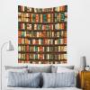 YYHWHJDE library bookshelf Printing Indoor Decor Tapestry 60x51 in : Soft, durable and lightweight Suitable for wall hanging picnic cloth view 2