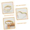 Cabilock 2pcs Pearl Curtain Tie Backs Hollow Metal Curtain Clips for Drape Holders and Office Decor Material for Living Room Bedroom Kitchen and More view 4