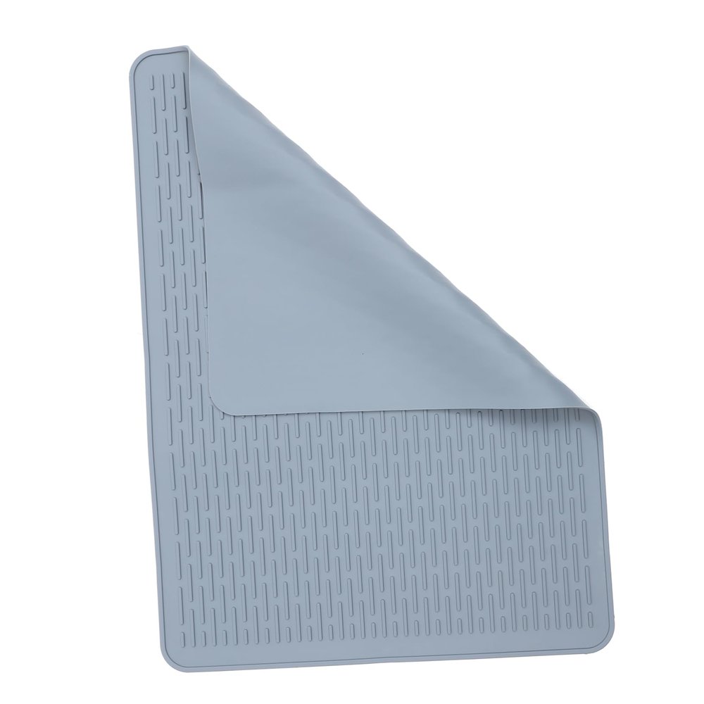 HOLIDYOYO Non-slip Silicone Drain Mat for Kitchen Sink Protective Drying Pad under Sink Mat Dish Drainer