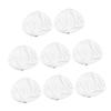Amosfun 8pcs Washable Microfiber Cleaning Pads for Steam Mop Soft and Cloth Covers Compatible with Various Hard Floors for Laminate Tile and Marble Cleaning view 1