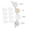 Amosfun 8pcs Washable Microfiber Cleaning Pads for Steam Mop Soft and Cloth Covers Compatible with Various Hard Floors for Laminate Tile and Marble Cleaning view 2