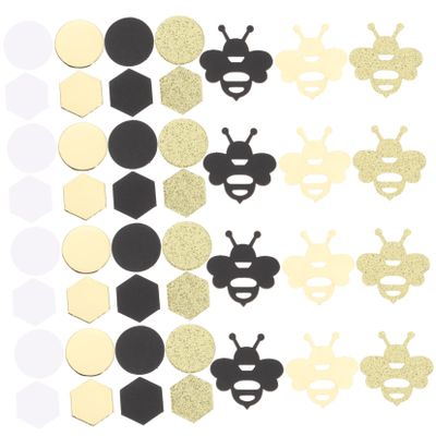 Alipis Festive Bee Cake Decorations Party Confetti 180pcs Delicate Shape Wedding Decor