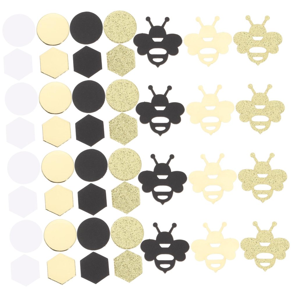 Alipis Festive Bee Cake Decorations Party Confetti 180pcs Delicate Shape Wedding Decor