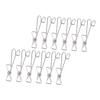 OKUMEYR 20pcs Stainless Steel Clothes Clips for Drying Multi-Functional Hangers for Towels Socks and Clothes and Non- Design for Home and Bathroom Use view 1