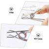 OKUMEYR 20pcs Stainless Steel Clothes Clips for Drying Multi-Functional Hangers for Towels Socks and Clothes and Non- Design for Home and Bathroom Use view 2