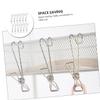 OKUMEYR 20pcs Stainless Steel Clothes Clips for Drying Multi-Functional Hangers for Towels Socks and Clothes and Non- Design for Home and Bathroom Use view 4