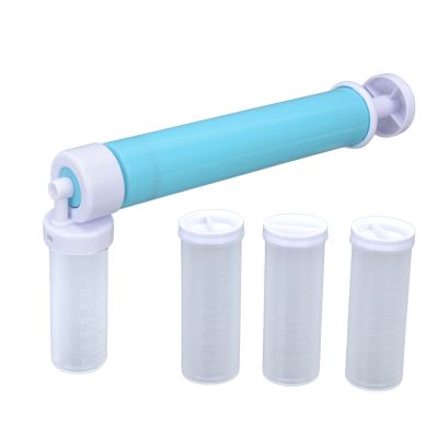 Cake Duster Multifunction Plastic Coloring Sprayer for Baking (Blue)