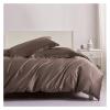 QuKan Bed, White 600TC Egyptian Cotton Bedding Set Family Size Include 2pcs Duvet Cover and 1pc Fitted Sheet and 2pcs Pillowcase view 1