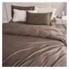 QuKan Bed, White 600TC Egyptian Cotton Bedding Set Family Size Include 2pcs Duvet Cover and 1pc Fitted Sheet and 2pcs Pillowcase view 2