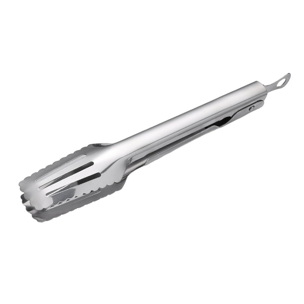 Tongs for Cooking, Stainless Steel Tongs Buffet Tongs Non-stick BBQ Cooking Kitchen Tongs Metal Cooking Tongs BBQ Tongs for Grill, 25.5cm