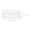Ciieeo 2pcs Foldable Plastic Wall Shelf No Drill Floating Storage Organizer for Bathroom Kitchen Bedroom Space Saving Display Shelf for Towels Soap and Essentials view 3