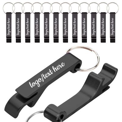 120pcs Custom Bottle Opener Keychain Personalized Engraved Any Logo/Text, Beer Beverage Aluminum Bottle Opener for Party Favor,Birthday,Bar,Wedding,Guests,Anniversaries,Christmas