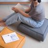 HXLARS Square Pu Leather Floor Pillow Comfort EPP Articles Floor Cushion Four Seasons Tatami Seat Cushion for Dining Living Room Kitchen Outdoor view 3