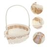 MERRYHAPY Heart-shaped Wedding Petal Basket Storage for Flowers and Candies for Bridal Parties and Celebrations Sturdy Woven Design view 2