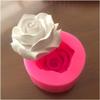 4PCS Rose Flower Silicone Molds - Candy & Chocolate Molds, Wedding Cake Decorating Tools, Fondant Sugarcraft Cake Molds view 1