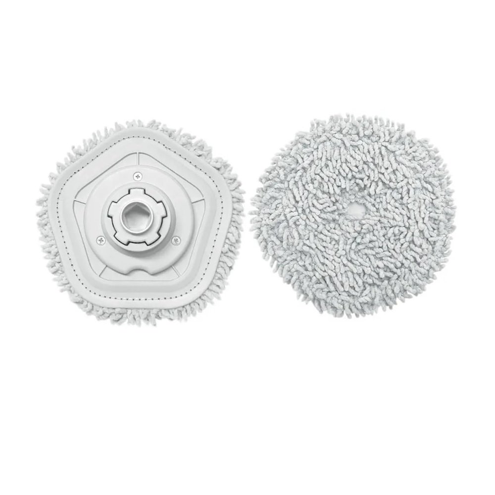 JINGDING 2 in 1 Mop Cloth Holder Mop Pad, Compatible for Dreame Bot W10 / W10 Pro, Self-Cleaning Robot Vacuum Cleaner Spare Parts (Color : 2pcs)