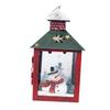 Cabilock Christmas Candle Holder Ornaments Iron Lanterns Decorative Decor Windproof Holder Festive Lighting view 1