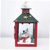 Cabilock Christmas Candle Holder Ornaments Iron Lanterns Decorative Decor Windproof Holder Festive Lighting view 3