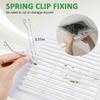 NOOTO C350GN bathroom exhaust fan cover Replacement bathroom fan cover for square ceiling or wall mounted bathroom fan cover replacement with springs covers-Plastic Cover White S97017068 view 3