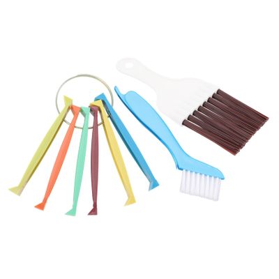 Ciieeo 3-Piece Air Conditioner Fin Brush Set Coil Cleaning Tool Air Conditioner Coil Brush Evaporator Condenser Unit Fin Cleaning Comb