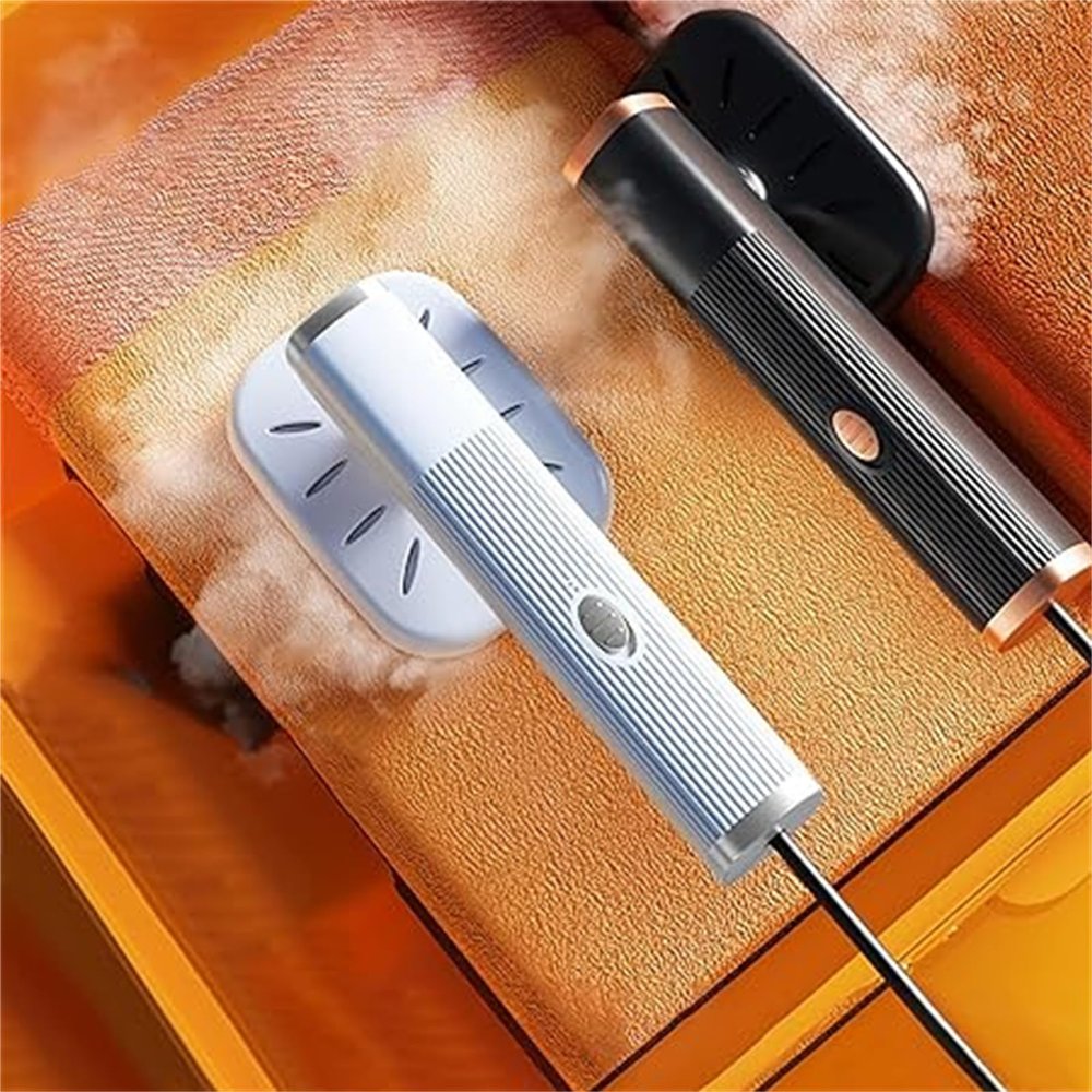 ZHAOXOINL 2024 New Upgrade Portable Mini Ironing Machine, Rotata Handheld Steam Iron for Clothes, Foldable Fabric Travel Clothes, Good for Home and Traveling (White)