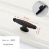 SUNULAN Drawer Pulls,Black Handles for Furniture Cabinet Knobs and Handles Kitchen Handles Drawer KnobsCupboard Handles Knobs(10PCS)(Color : 9016) (Color : 9005 s) view 2