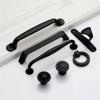 SUNULAN Drawer Pulls,Black Handles for Furniture Cabinet Knobs and Handles Kitchen Handles Drawer KnobsCupboard Handles Knobs(10PCS)(Color : 9016) (Color : 9005 s) view 4