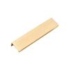 SUNULAN Drawer Pulls,10 Pcs Gold Solid Aluminium Alloy Flush Pull Door Handles Hole Pitch32mm to 192mm Champagne Gold Knob(Color : 64mm g) (Color : 128mm G) view 1