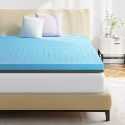 Maxzzz Twin Mattress Topper, 3 Inch Gel Infused Memory Foam Mattress Topper, Cooling Mattress Pad for Pressure Relief Back Pain, CertiPUR-US Certified