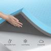 Maxzzz Twin Mattress Topper, 3 Inch Gel Infused Memory Foam Mattress Topper, Cooling Mattress Pad for Pressure Relief Back Pain, CertiPUR-US Certified view 2